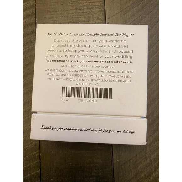 Bridal veil weights - Picture 4 of 4